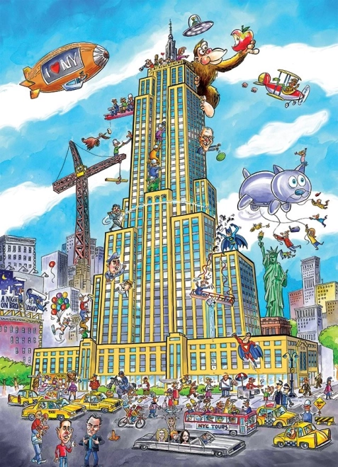 Puzzle DoodleTown: Empire State 1000 piezas