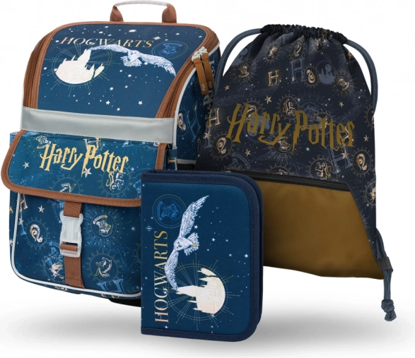 Set escolar Harry Potter Hogwarts: mochila rígida, estuche, bolsa