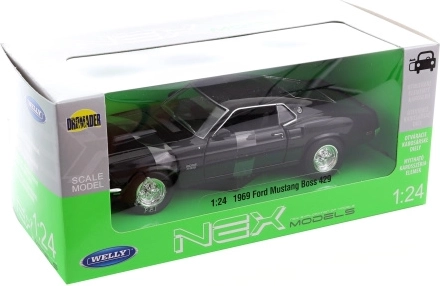 Modelo de metal y plástico FORD MUSTANG BOSS 429 a escala 1:24