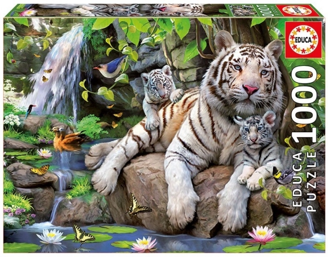 Puzzle Tigres Blancos 1000 piezas