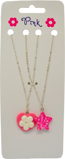 Collares infantiles con corazón y estrella – set de 2 uds.