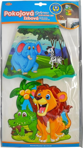 Lámpara infantil de pared 3D Safari