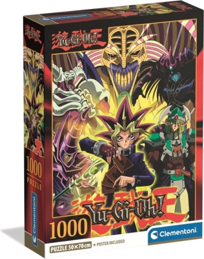 Puzzle Yu-Gi-Oh! – collage de anime 1000 piezas CLEMENTONI