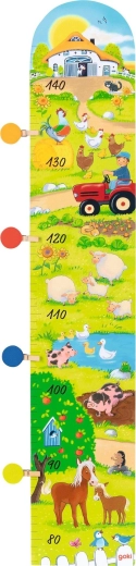 Metro infantil de madera para pared Bienvenidos a nuestra granja - 1 pieza