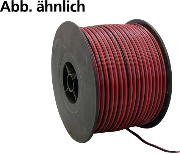 Cable plano con conector Futaba 2 × 0,25 mm, 100 m