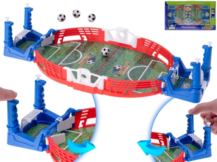 Futbolín de mesa 38 × 18 cm – juego familiar compacto