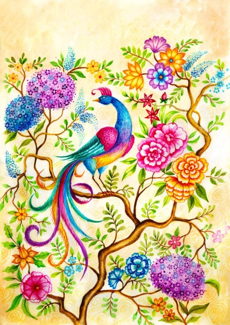Puzzle Pavo de cuento de hadas 1000 piezas
