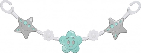 Juguete colgante para cochecito con sol y estrellitas