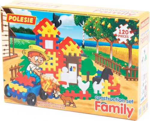 Set de construcción retro de plástico - Blok Family 120