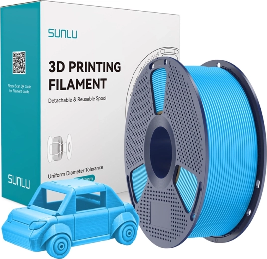 Filamento Sunlu PETG azul celeste