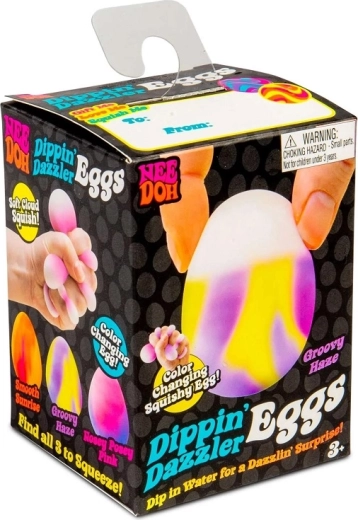 Huevo exprimible de Pascua Schylling NeeDoh que cambia de color