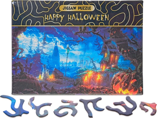 Puzzle Happy Halloween Jardín de Calabazas 468 piezas