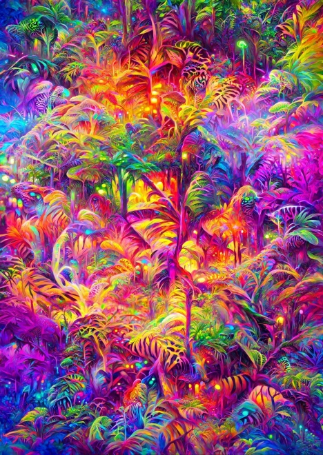 Puzzle Enjoy Tapiz de la jungla 1000 piezas