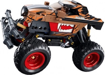 Sluban Power Bricks coche de carreras off-road de cuerda naranja-negro