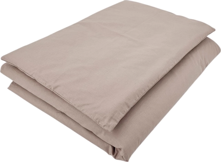 Ropa de cama de algodón para cuna infantil, 2 piezas, 90 × 120 cm – Rosa oscuro