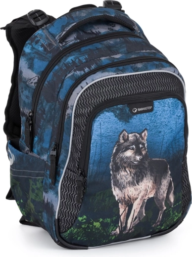 Bagmaster lumi 24 f mochila escolar lobo