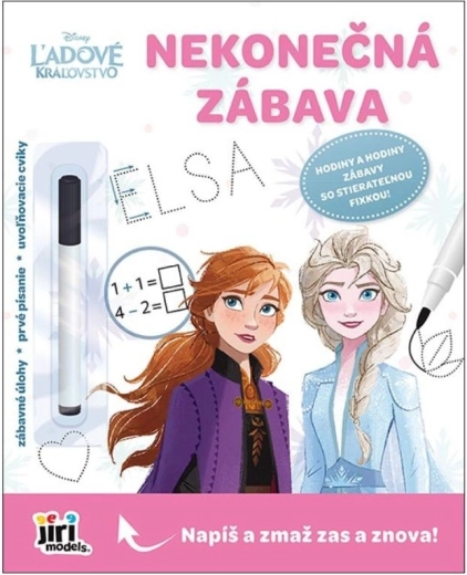Disney Frozen diversión infinita – cuaderno creativo borrable con rotulador