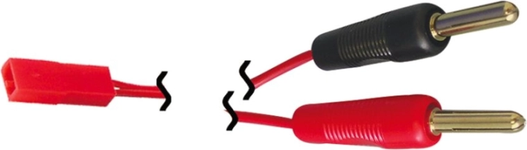 Cable de carga BEC con conector tipo banana JAMARA