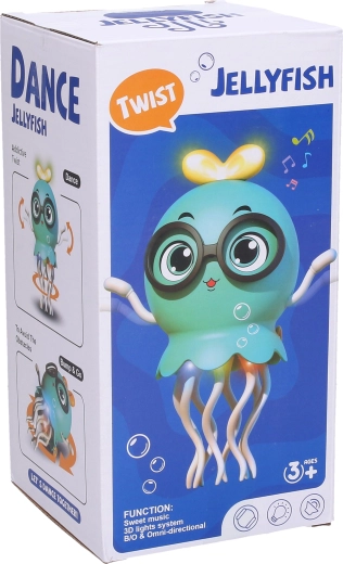 Medusa danzante con efectos luminosos de 21 cm - 1 unidad