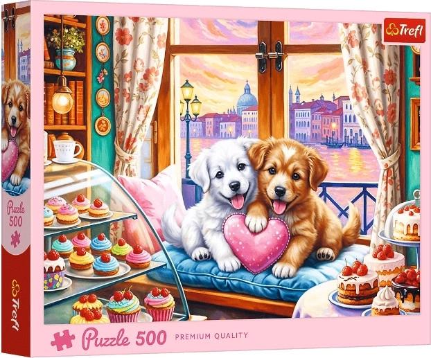 Puzzle de 500 piezas Amor de cachorros