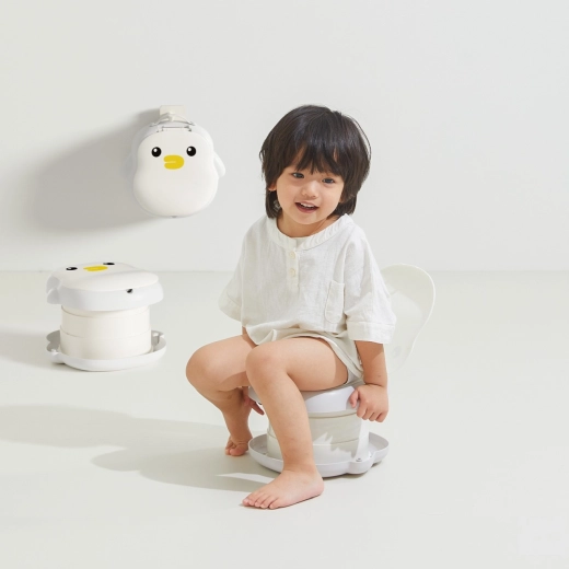 Orinal portátil infantil pingüino