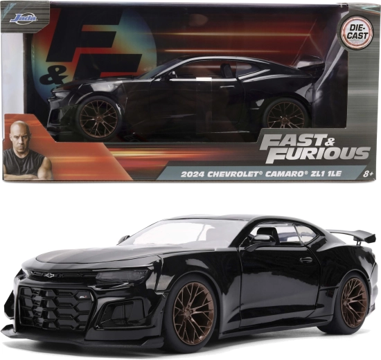 Modelo de coche 2024 Chevrolet Camaro ZL1 FAST & FURIOUS 19 cm
