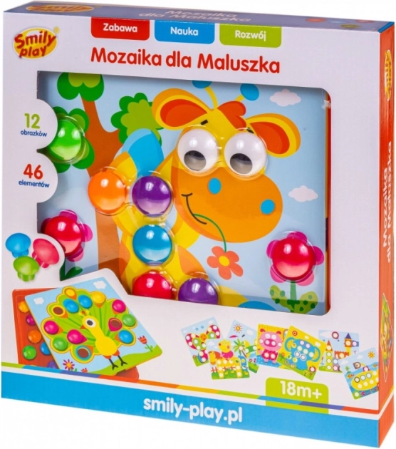 Mosaico infantil con clavijas para los más pequeños