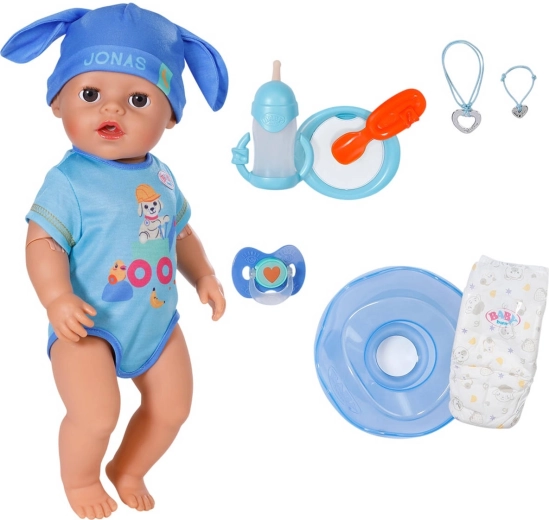 Muñeco Baby Born Jonas Click & Play 43 cm con mano mágica y accesorios