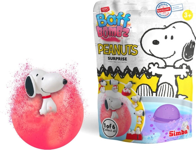 Baff Bombz Peanuts bomba de baño efervescente con sorpresa - 1 unidad