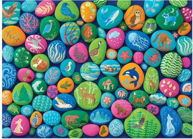 Puzzle Piedras pintadas del Noroeste de Cobble Hill, 1000 piezas