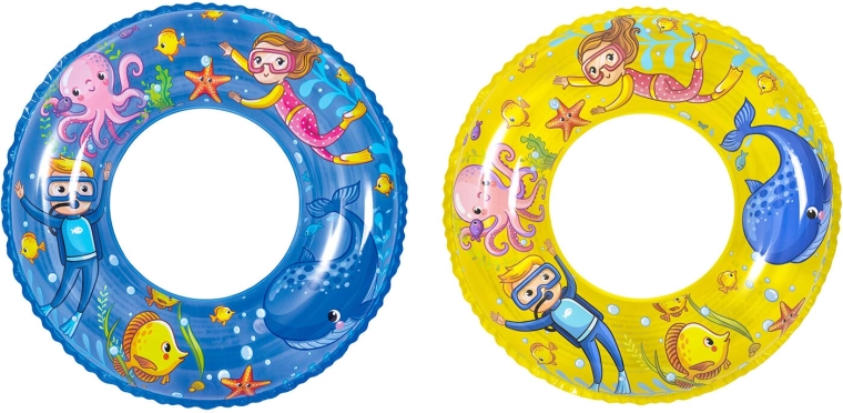 Aro inflable de natación SEA WORLD de 60 cm para niños