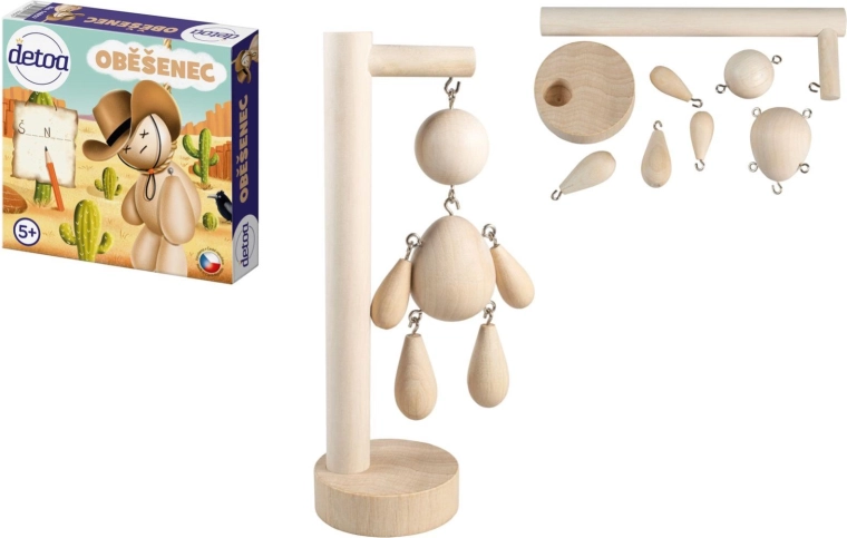 El ahorcado – juego de mesa de madera en caja