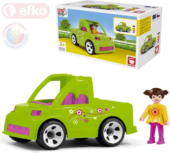 Efko Igráček MultiGO set coche con jardinera en caja