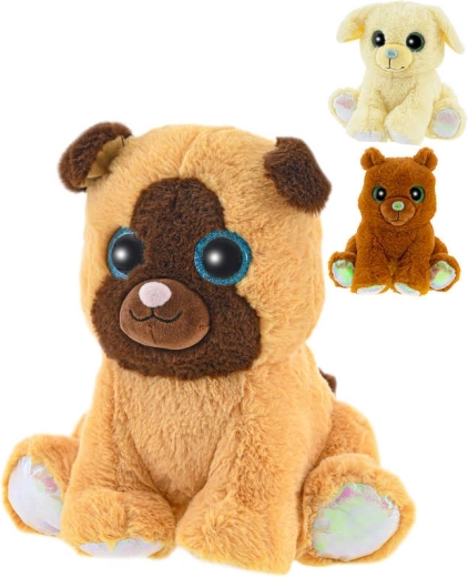 Perrito de peluche perfumado para bebés sentado 19–20 cm - 1 pieza