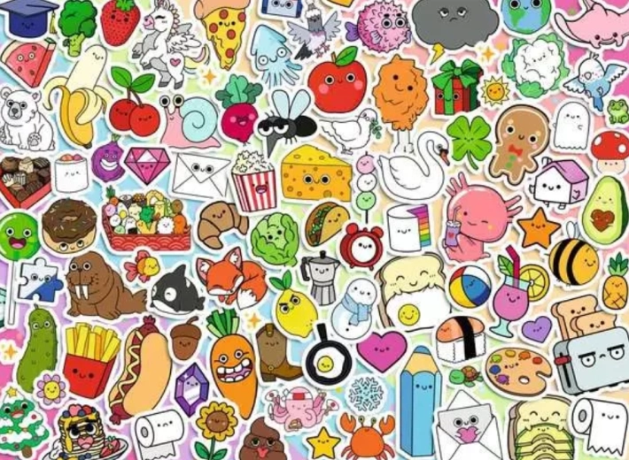 Puzzle Ravensburger Collage llena de caos 500 piezas