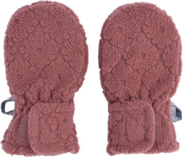 Guantes infantiles Lodger sin pulgar Mittens Folklore Fleece rosewood