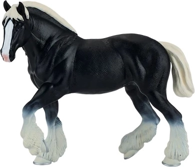 MOJO caballo Clydesdale – modelo negro