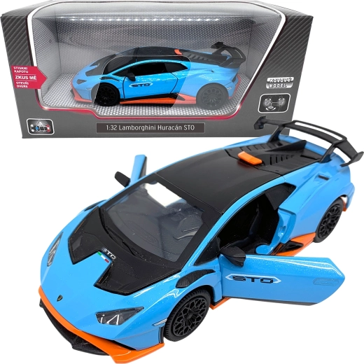 Modelo metálico 1:32 LAMBORGHINI HURACÁN STO azul