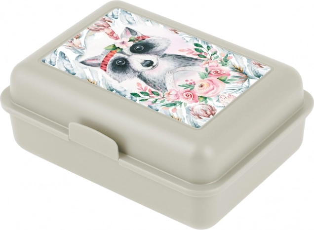 Caja para el almuerzo con mapache