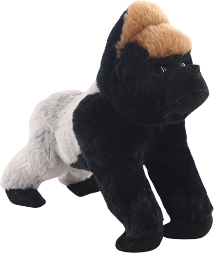 Gorila de espalda plateada de peluche 25 cm