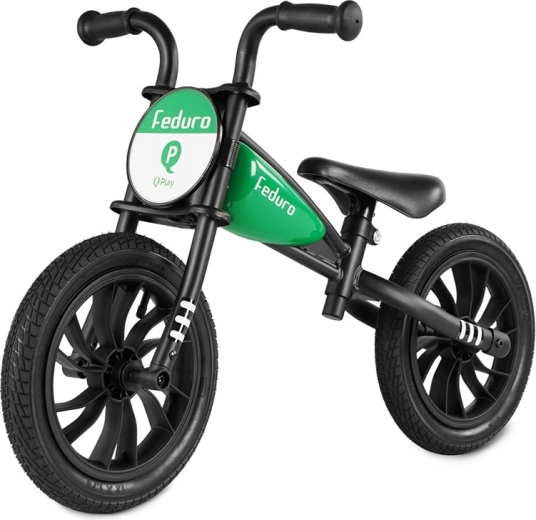 Bicicleta de equilibrio Qplay Feduro verde