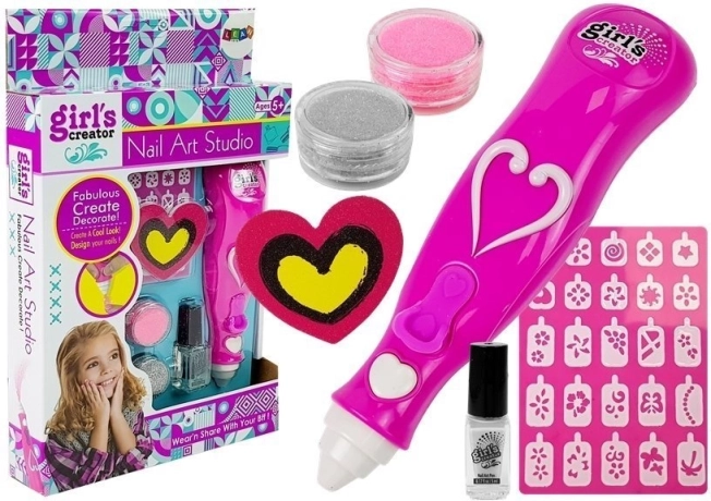 Kit creativo para niñas para decorar uñas