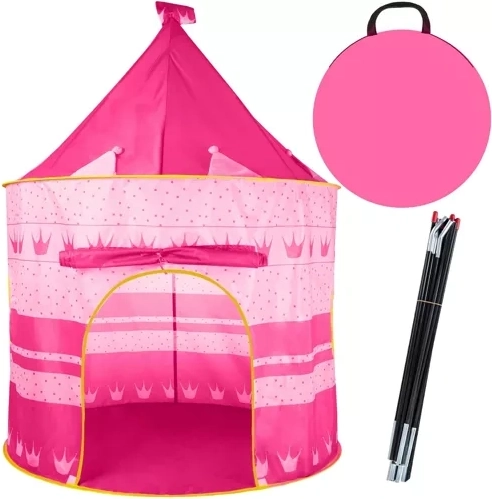 Kruzzel tienda infantil con forma de castillo rosa