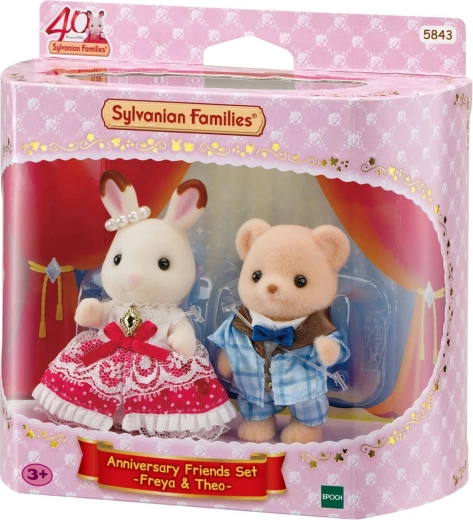 Sylvanian Families celebración del 40.º aniversario Freya y Theo - 2 unidades
