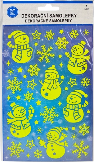 Pegatinas de muñeco de nieve – set creativo de invierno para niños