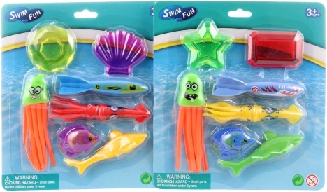 Set de buceo para niños con juguetes acuáticos