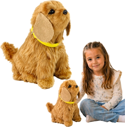 Perro de peluche interactivo cocker spaniel que ladra y mueve la cola