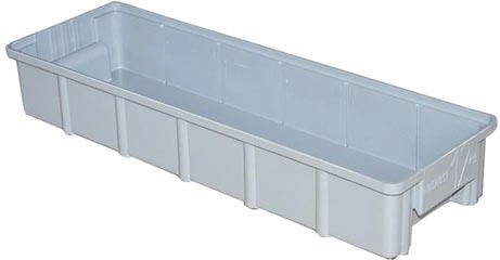 Cajón para estantería de plástico 20 × 60 × 9,5 cm, capacidad de carga 12 kg