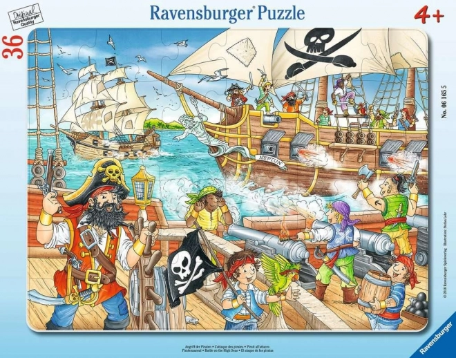 Rompecabezas Ravensburger Batalla en mar abierto 36 piezas