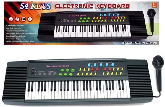 Órgano infantil (teclado) con micrófono 50 cm - 1 pieza